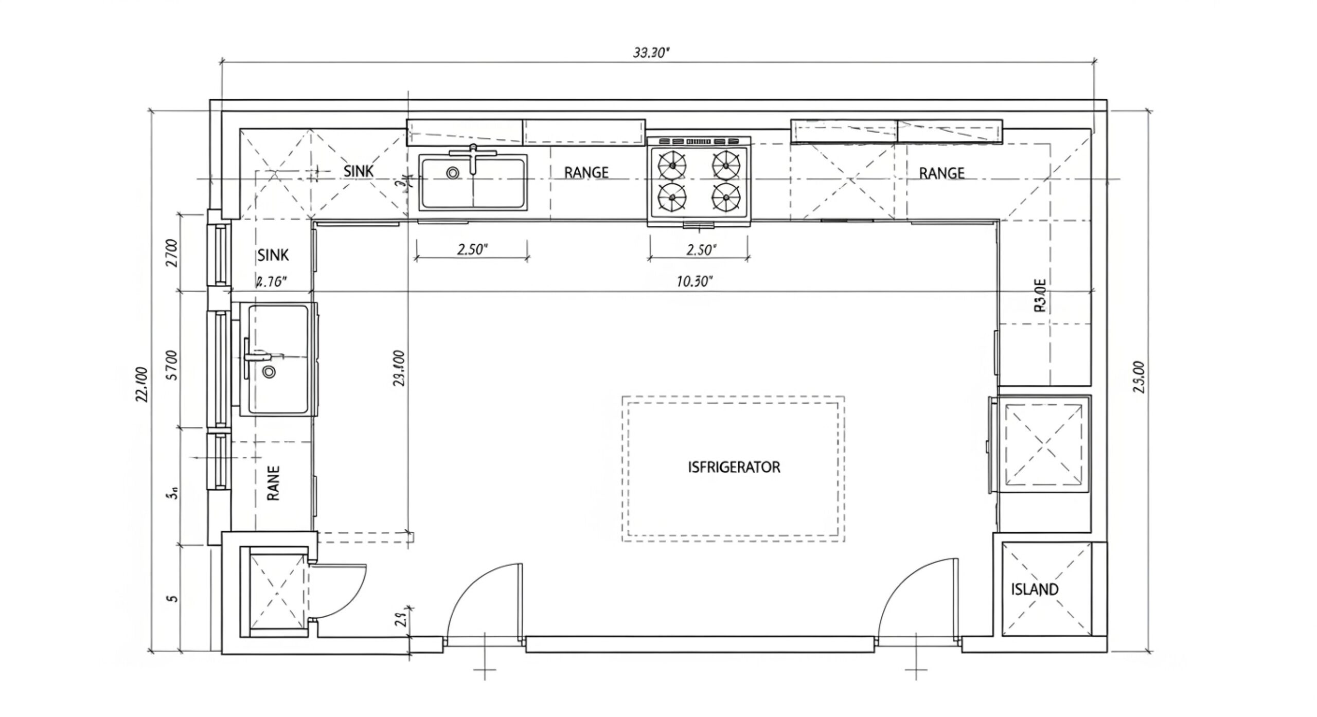 Kitchen design concept by Limakdéco in Montréal